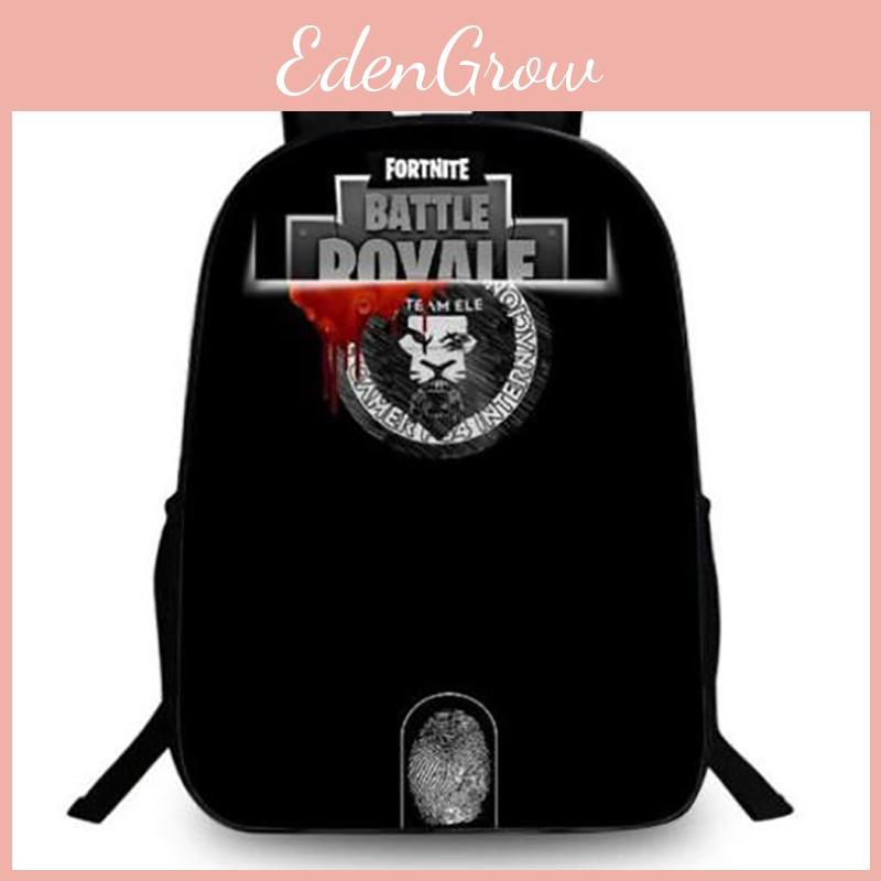 3d Fortnite Game Print Backpack Bookbag School Laptop Travel Bag Boy Girl