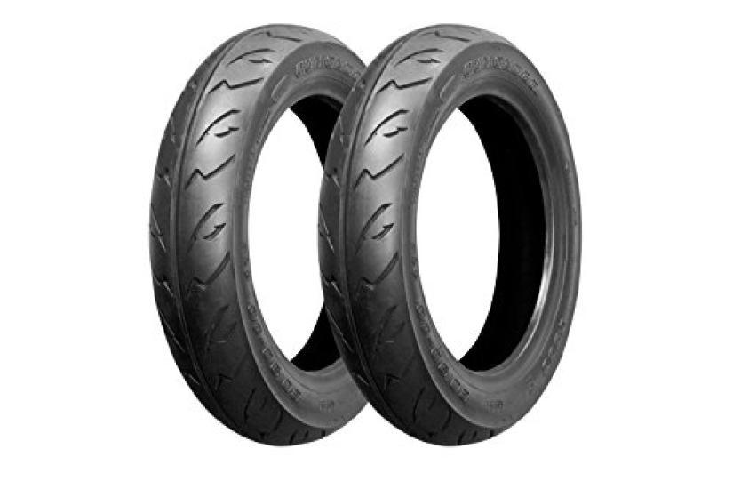 

Bike Parts Center Bike Tires 35J Set of 5 Tubeless 790201 80/90-10 T/L