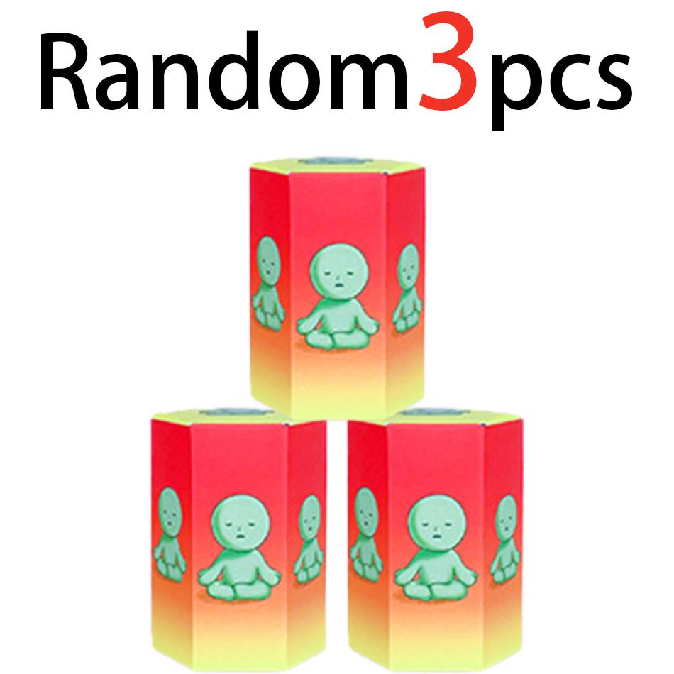 New Blind Box Yoga Series Mini Figure Cute Noctilucent Decoration Doll Bedroom Toilet Series Model Corner Toys Gifts