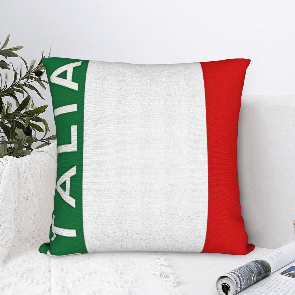 Pillow Case Flag Of Italy Comfy Pillow Cover For Sofa Home Decor Cute Funny Pillowcases