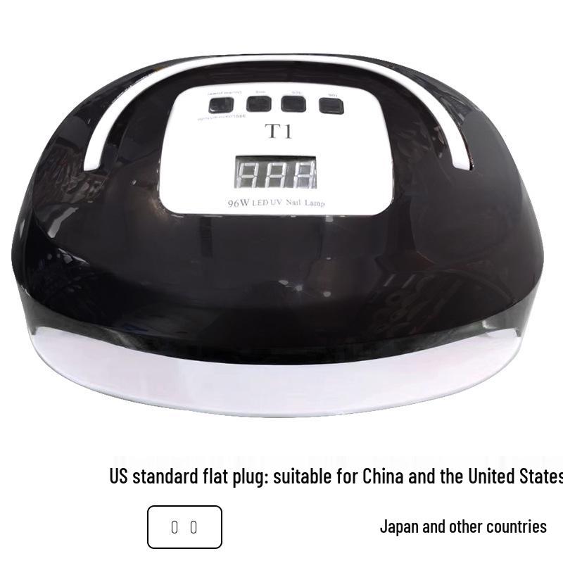 Portable Double-Hand Induction Nail Gel Curing Light for Manicures