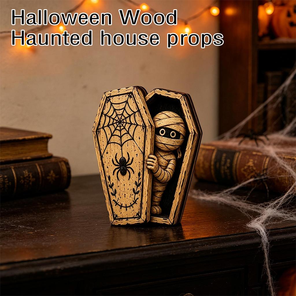Halloween Wooden Decoration with Design for House Bar Scene Props