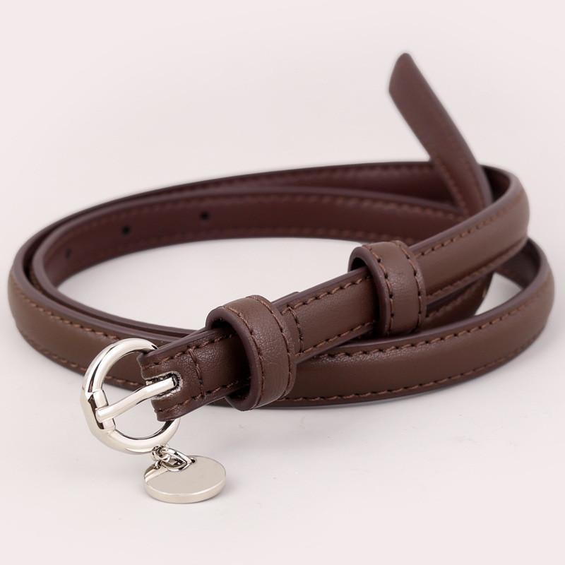 Genuine Leather Belt For Women With Classic Pin Buckle For Casual And Office Wear