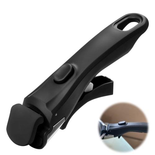 PAVIKE Pot Handle, Frying Pan, Skillet Handle, Detachable, Heat-Resistant, Universal Replacement Handle for Frying Pans, Stable, Easy Installation, On