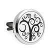 Aromatherapy Jewelry Car Perfume Air Freshener Car Clip Tree of Life Aroma Essential Oil Diffuser Necklace Locket Pendants