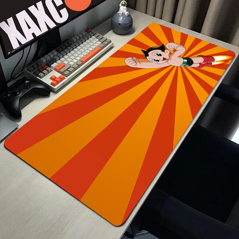 Astro Boy Anime Gaming Office Desk Pads Large For Computer Non-slip Lockedge Mouse Pad