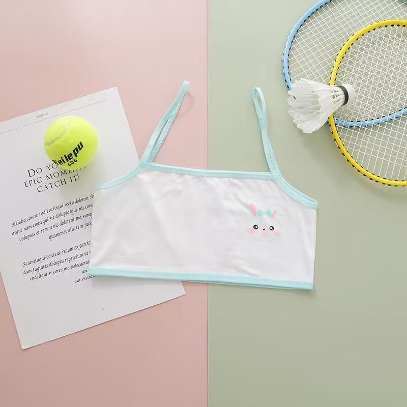 Girls Comfortable Bra Sports Training Bra Cotton Crop Top Kids Underwear 8-14years