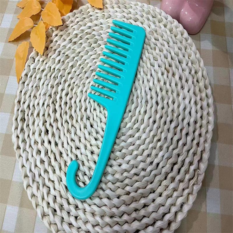 Large Curved Wide-Tooth Comb for Curly and Long Hair, Anti-Static, Net Red Style