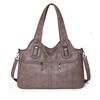 Frauen PU Leder Große Kapazität Schulter Tasche Damen Vintage Schulranzen Taschen 2025 Sommer Designer Handtasche Tote Umhängetasche
