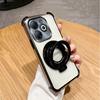 Luxury Shockproof Magnetic Bracket for Magsafe Clear Case for Funda Tecno Spark 20 Pro Spark20 20Pro 20C With Holder Stand Cover