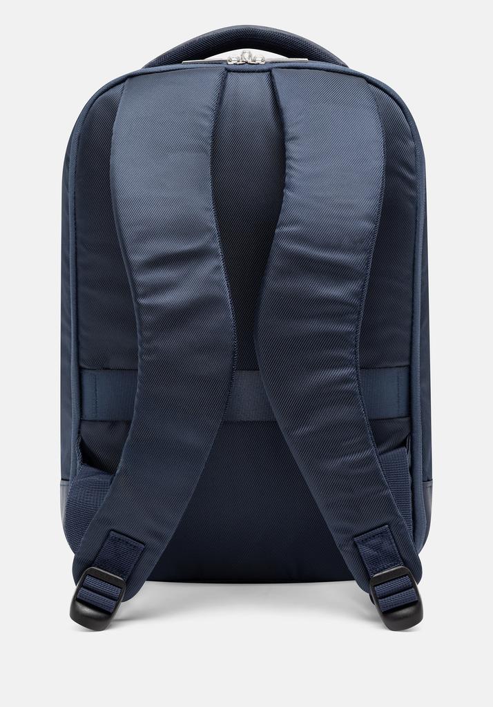 Wittchen Men's Multifunctional Travel Backpack For Airplane Navy Blue Polyester