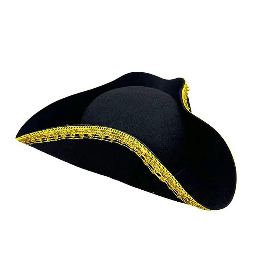 Role Playing Pirate Hat Festives Pirate Hat Stage Performances Luxurious Hat for Stage Performances and Cosplay