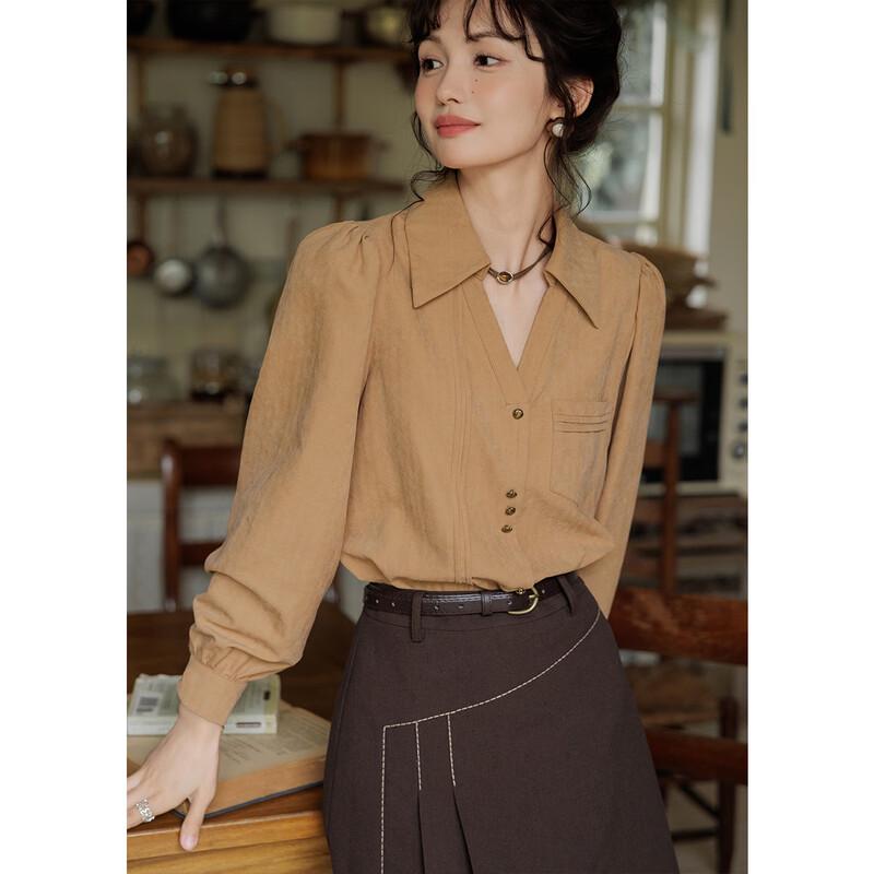 Women s French Polo Collar Commuter Shirt S