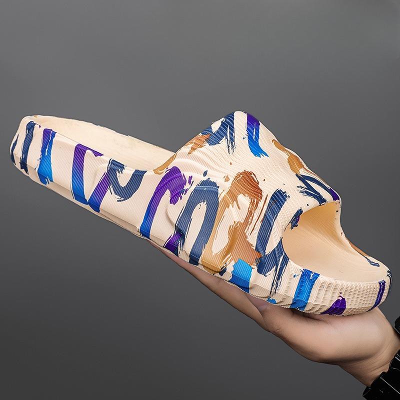 Originální pánské pantofle Platforma Nazouvací Domácí Tiché Lehké Pantofle Léto Městská Chůze Venkovní Plážové Ležérní Sandály pro Muže Sandalias