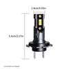 Big Power Canbus H7 H18 LED Headlight Bulbs 25000LM Plug and Play 1:1 Replace for Car Lights 6000K