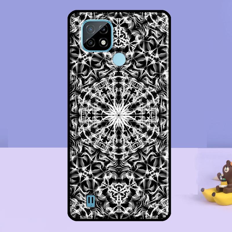 Mandala Pattern Case For Realme GT 7 Pro 6 6T C75 C67 C61 C55 C53 C51 C35 C21Y C25S 10 11 12 13 14 Pro Plus