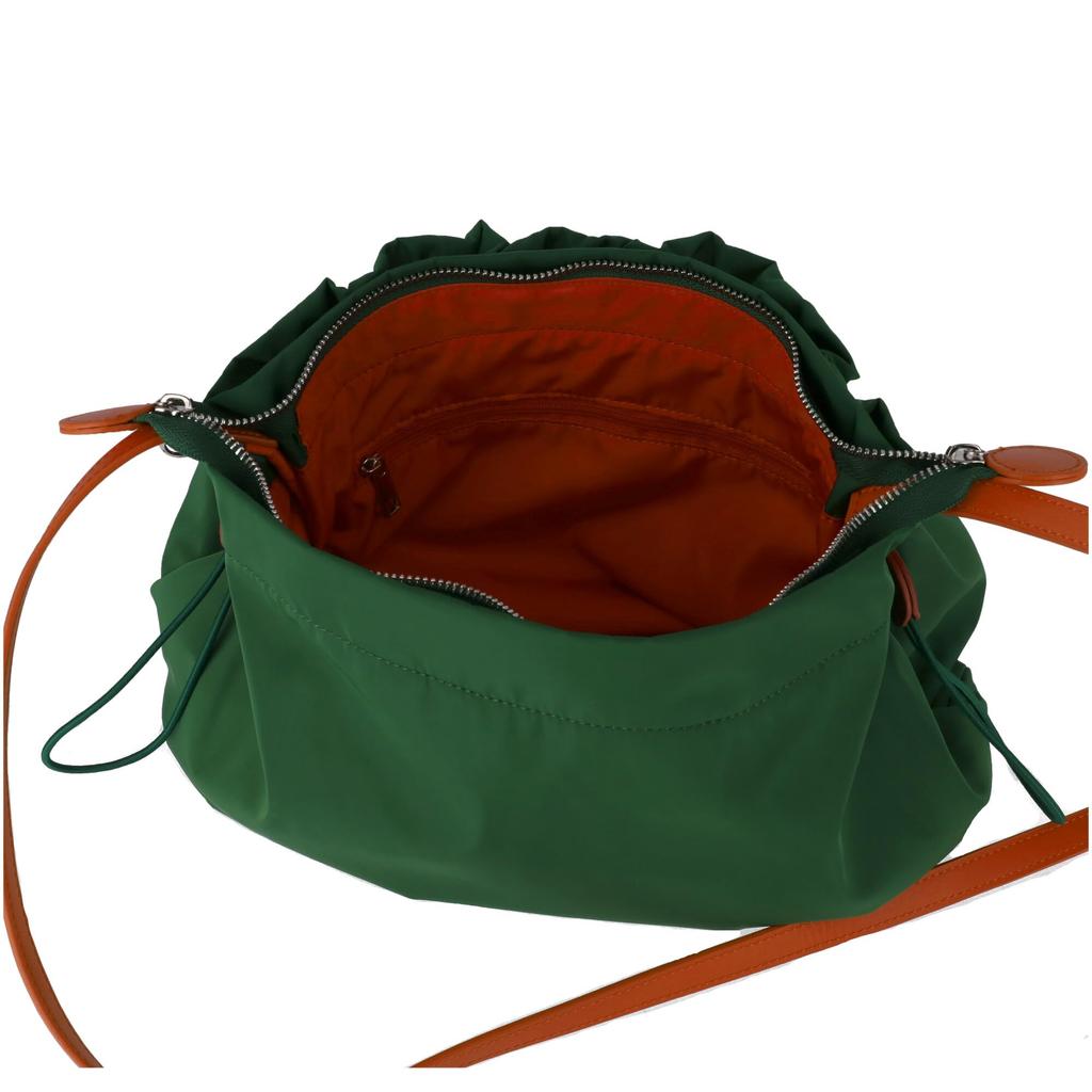 Tsumori Chisato Gathered Pocket Shoulder Bag L Green