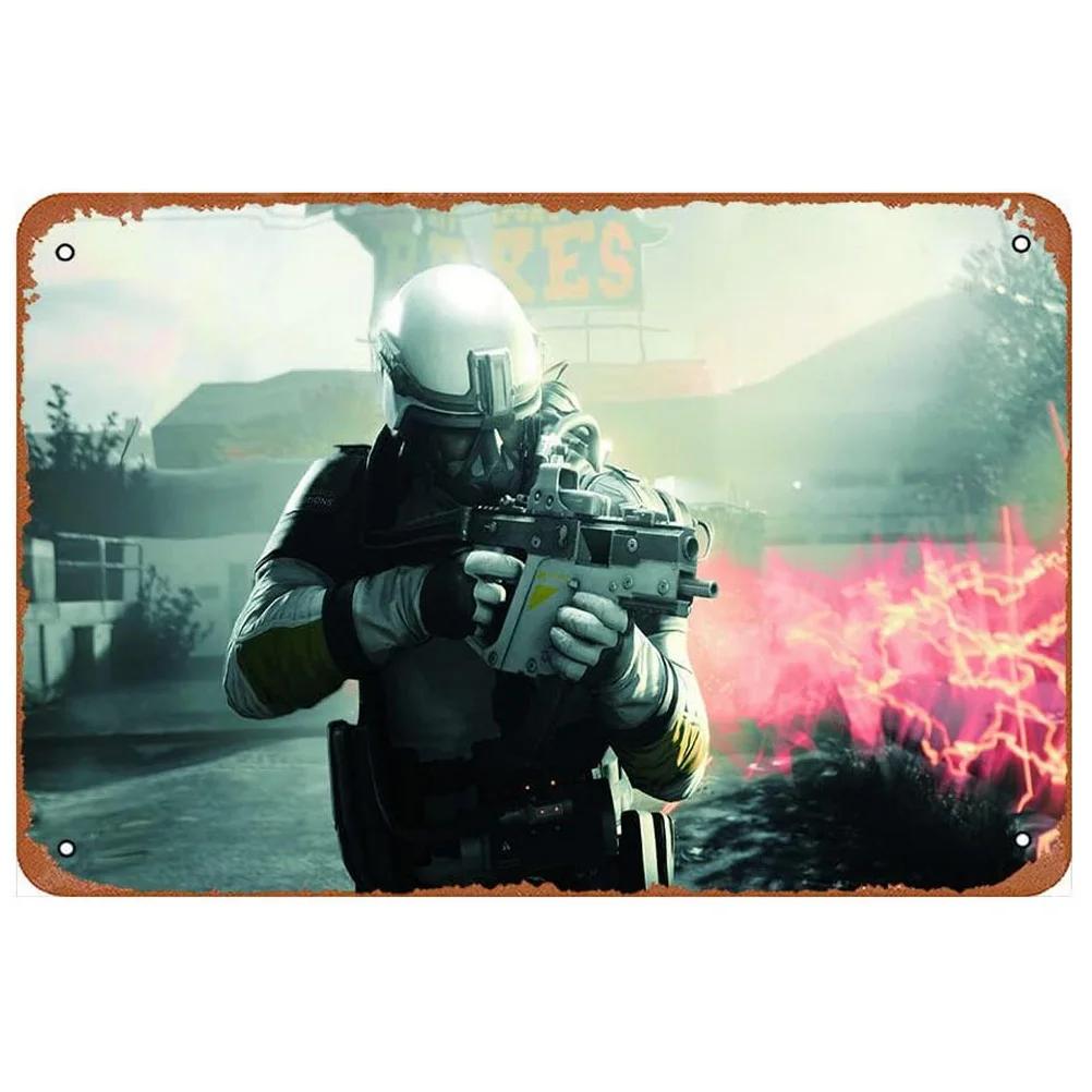 Klassische Videospiel-Deko: Vintage-Metallschilder mit Red Dead Redemption-Motiven, lustige Poster, Wanddekoration für Bar, Pub, Männerhöhle