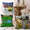 Classic Game PPlants Vs ZZombies Cushion Cover Polyester Sofa Cushions Decorative Throw Pillows Home Decoration Pillowcover
