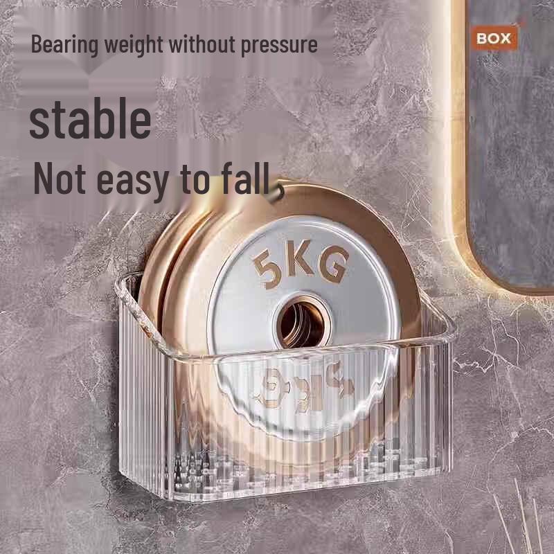 Wall-Mounted Transparent Used Face Towel Storage Box