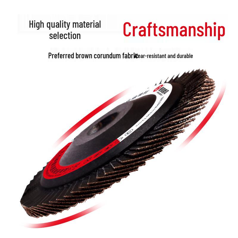 Thickened Flap Disc: Stainless Steel Grinding & Polishing Disc for 100 Angle Grinder – Plastic Cover & Flap Wheel Cutting Disc