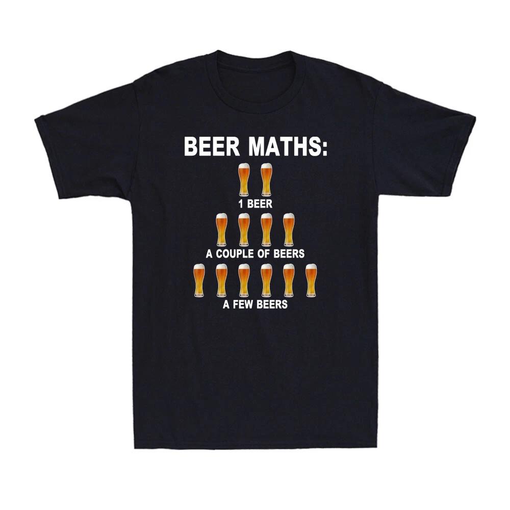 Beer Maths Funny Beer Drinkers Lads Pub Drinker Pints Pubs Banter Men s T-Shirt S