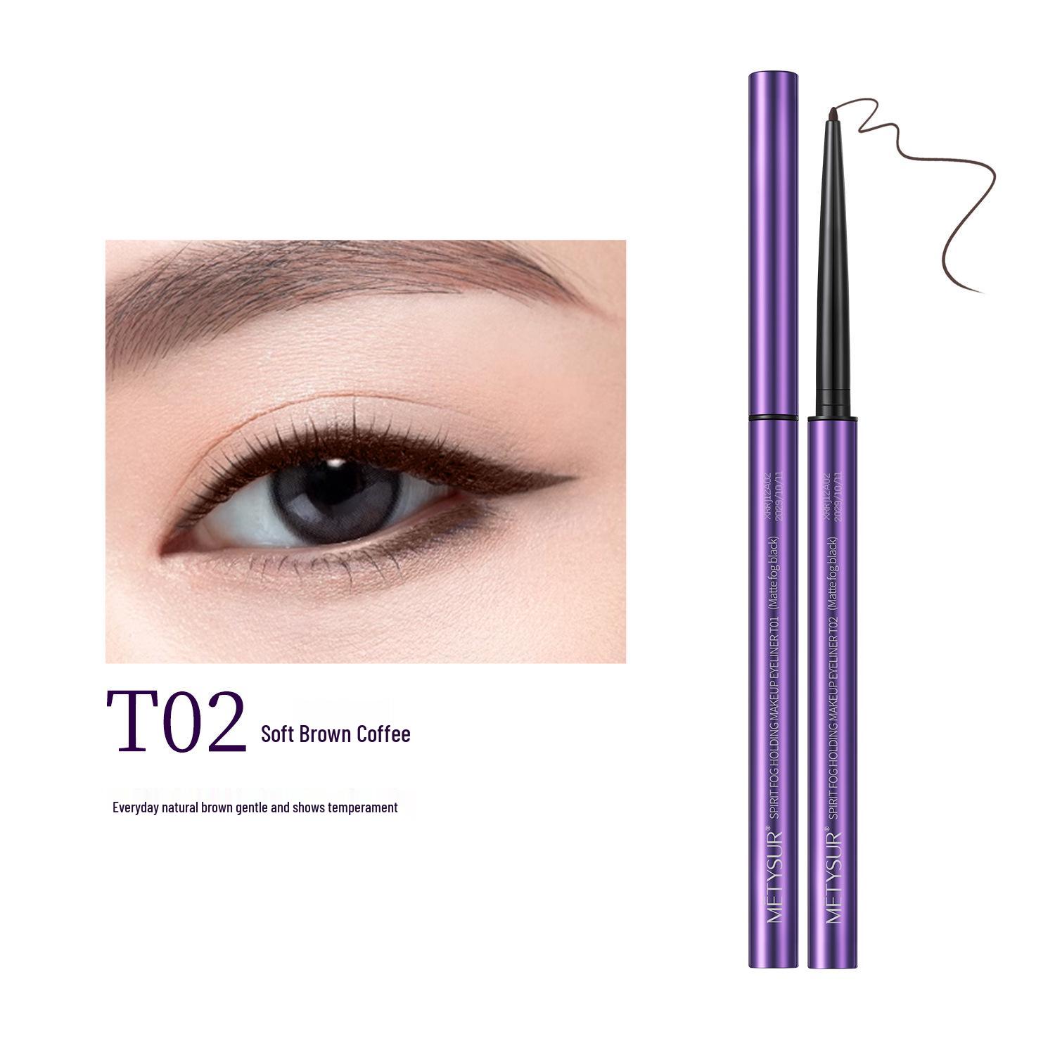 

Meiti Xiu Ling Long-lasting Ultra-fine Waterproof Eyeliner Gel Pencil - Smooth, Sweatproof, Smudge-proof, Highly Pigmented. Double 60mg each