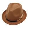 Gentleman'S Hat Woolen Jazz Hat British Style Men And Women'S Elegant Retro Top Hat