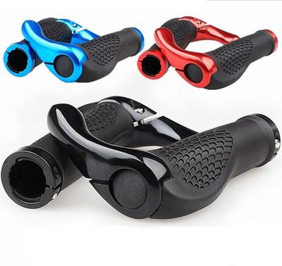 Bicycle Grips Anti-slip Ergonomic Aluminum Alloy Handlebar Cover Rubber MTB Bicycle Handlebar Grip