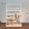 Decorative Jewelry Stand Rack Large Capacity Multi Tiers Stable Base Earrings Rings Necklaces Modern Organizer Bracelets Display Holder Shop Showcase