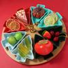 Plastic Fruit Plate Christmas Tree Shape Candy Dish Durable Nuts Dry Fruits Plate  Dessert
