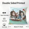 M-Mo D-Dao Z-Zu S-Shi Pillow Case Plush Fabric Soft Double Sided Print Sofa Cushion Cover Throw Pillow Covers