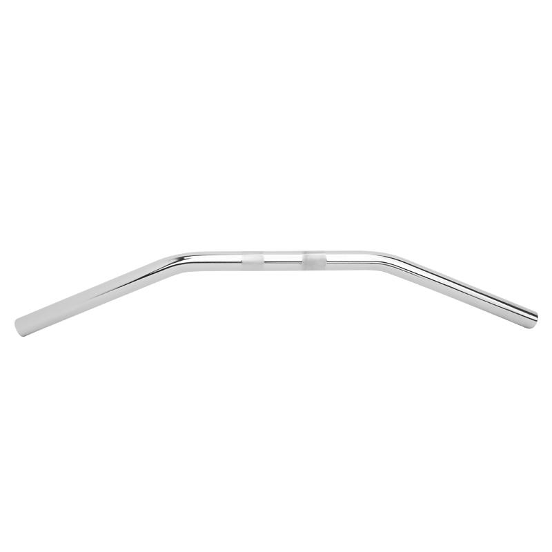 Aluminum Motorcycle 25mm 1" Classic Handlebar Chrome Black Retro Drag Handle Z Bar For Harley Softail Sportster XL883 1200
