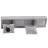 Modern Jewelry Showcase 4 Grids Watch Storage Box Watch Organizer Stylish Bangle Box Suitable for Watches and Bracelets