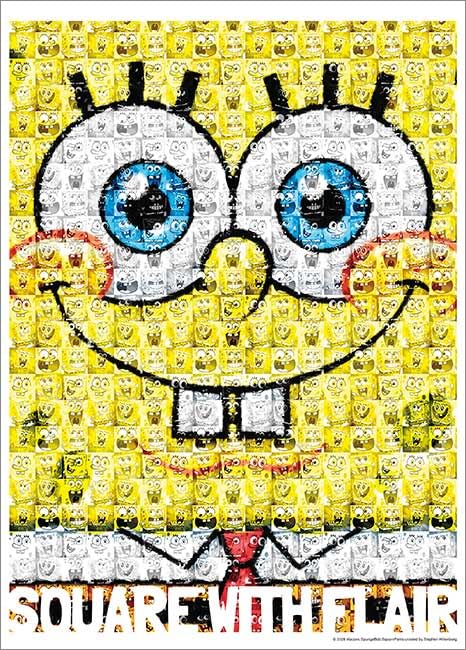 APPLEONE Jigsaw Puzzle SPONGEBOB MOSAIC 500 Made In 53 X 38 SpongeBob 500-337 (SpongeBob Mosaic) Pieces, Japan, Cm,