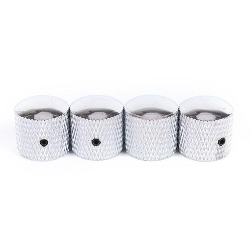 

4PCS/Set Silver Gold Black Metal Volume Tone Control Electric Guitar Bass Dome Knobs серебряный