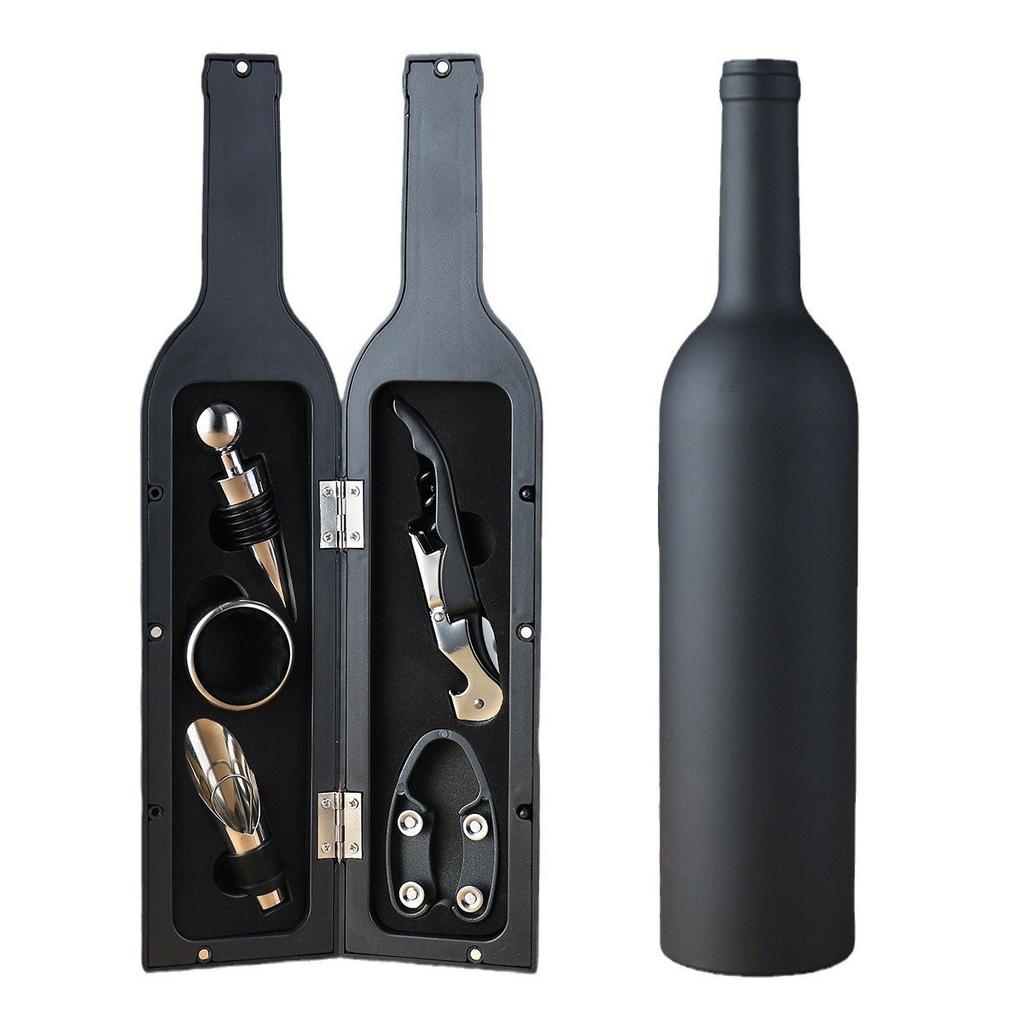 3/5-piece Creative Red Wine Bottle Opener Wine Stopper Bottle Set Gift Set Kitchen Tools & Gadgets