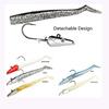 5Pcs Jig Head Soft Artificial Bait Kit Paddle Tail Trout Winter Fishing Lure Set Silicone Wobbler For Trolling Sea Bass Swimbait