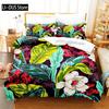 Tropical Green Plant Bedding Set Duvet Cover Set 3d Bedding Digital Printing Queen Size Bedding Set Fashion Design