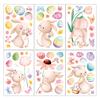 Easter Static Sticker 2026 New Rabbit Easter Egg Sticker Bedroom Window Decoration Anti-collision Wall Sticker