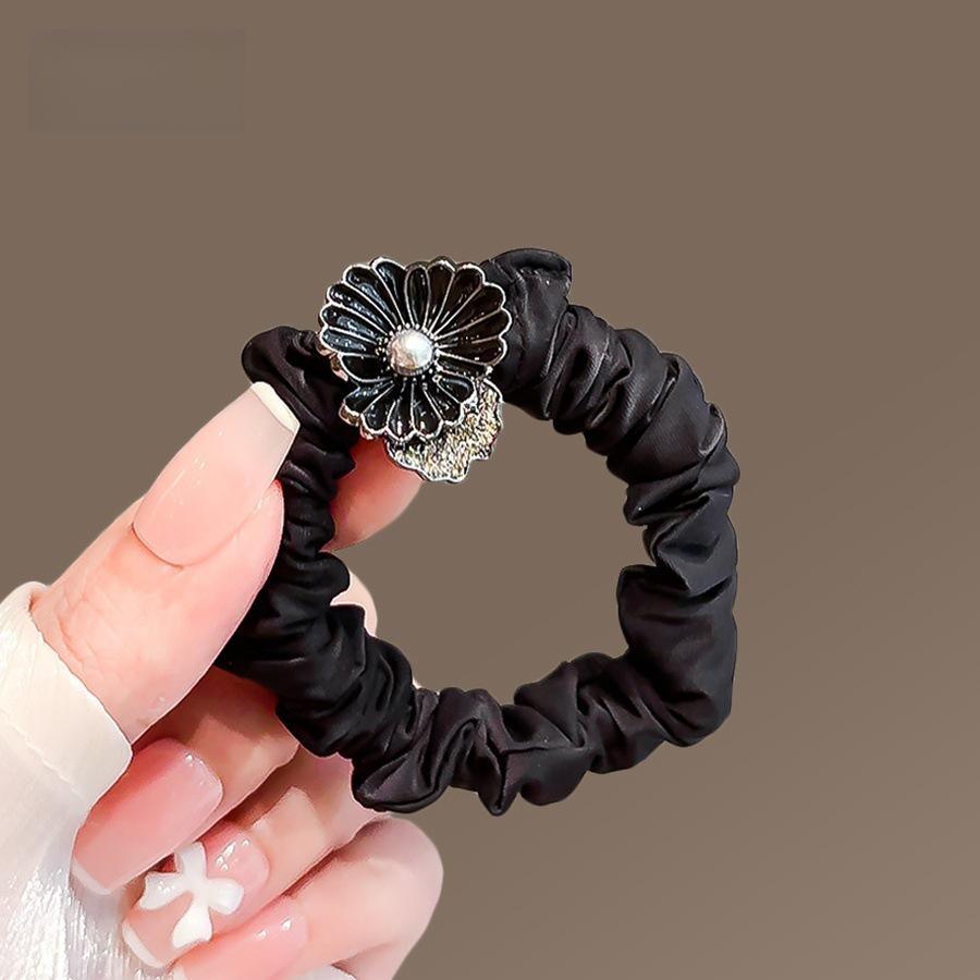 Exquisite Forest Style Butterfly Crystal Hair Ties - Durable Rubber Bands for Women
