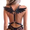 Harness Angel Leg Harness Wings [JP-SAKURA] Belt, Wings, Gothic, Lolita-style Accessory, (Angel (Black))
