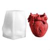Human Heart Statue Flowerpot Silicone Mold Easy Demolding For Candle Container
