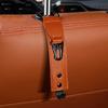 Cârlige din piele PU pentru depozitare auto, clipuri, tetiera scaunului din față, organizator, suport auto, fixare, cârlige, accesorii interioare auto