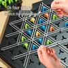 Children's Chain Tic-Tac-Toe Interactive Rubber Band Game: Two-Player Strategy and Thinking Toy