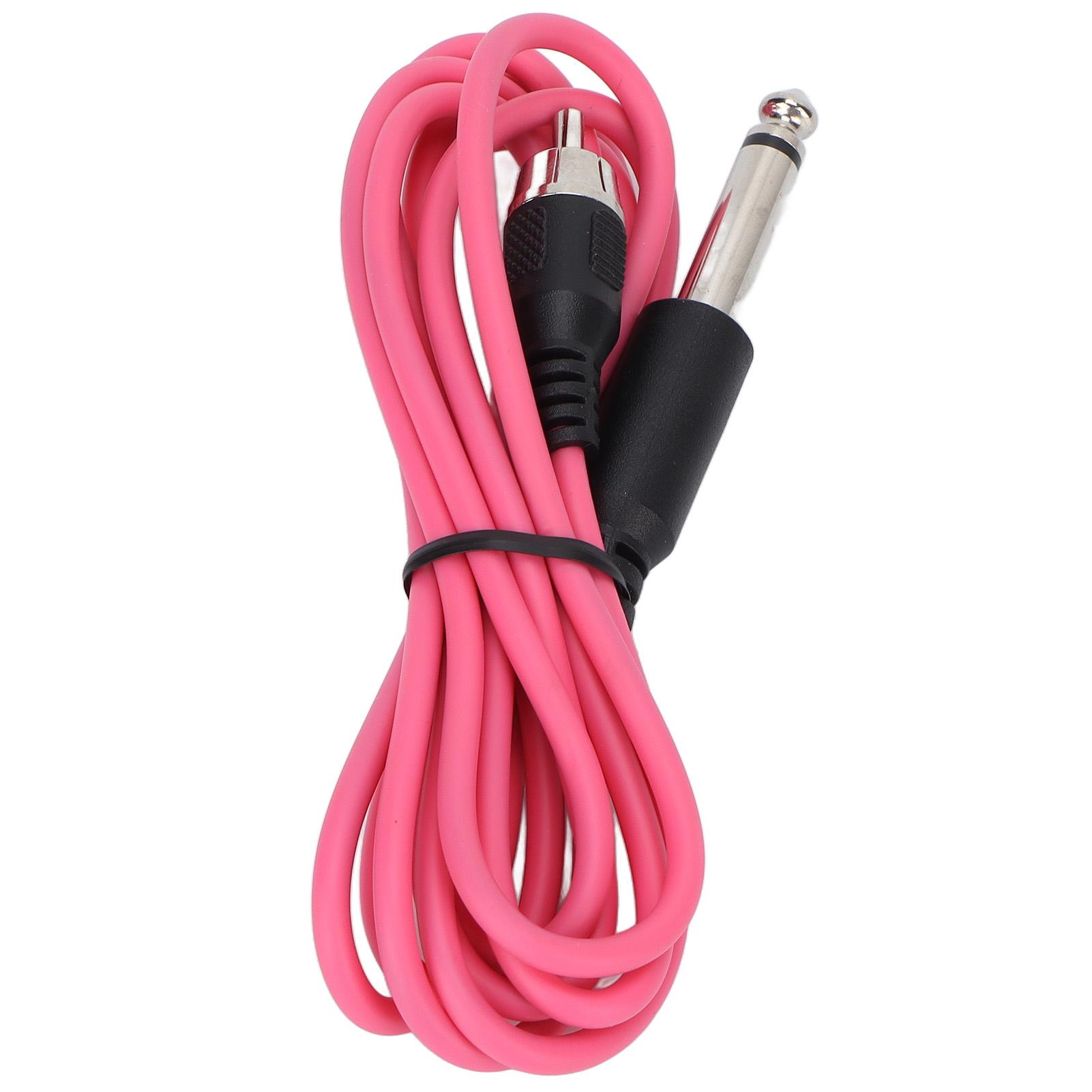 

5.9ft RCA Tattoo Clip Cord Professional Flexible Silicone Tattoo Machine Clip Cord AccessoriesRosy ярко-розовый