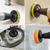 8Pcs 4 Inch Electric Drill Brush Scrub Pads Grout Power Drills Scrubber Cleaning Brush Floor Tub Cleaner Tools Kit Dusty Brush