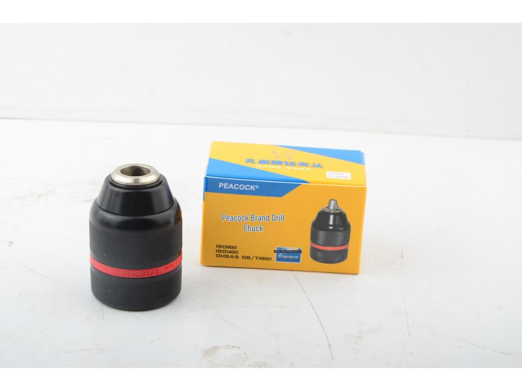 Peacock Ratchet Metal & Plastic Hand-Tightened Drill Chuck