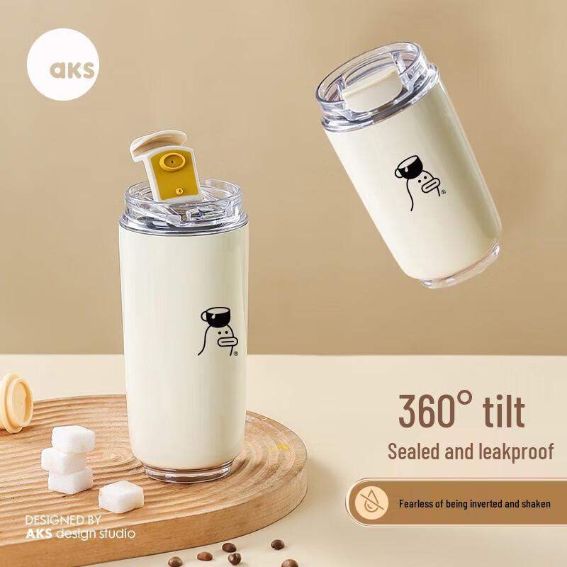 AKS COFFEE x GAGA Niedlicher Edelstahl-Thermosbecher