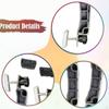 4Pcs Rooftop Tent Mounting Hardware Set Chassis Clips Fastening Kit Clamps High Strength Steel Quick